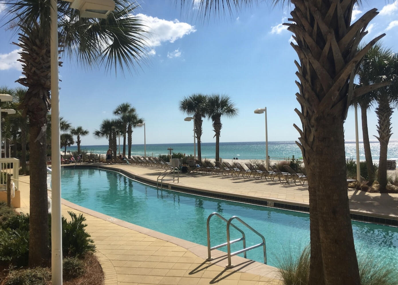 1 of 2 beachfront resort pools